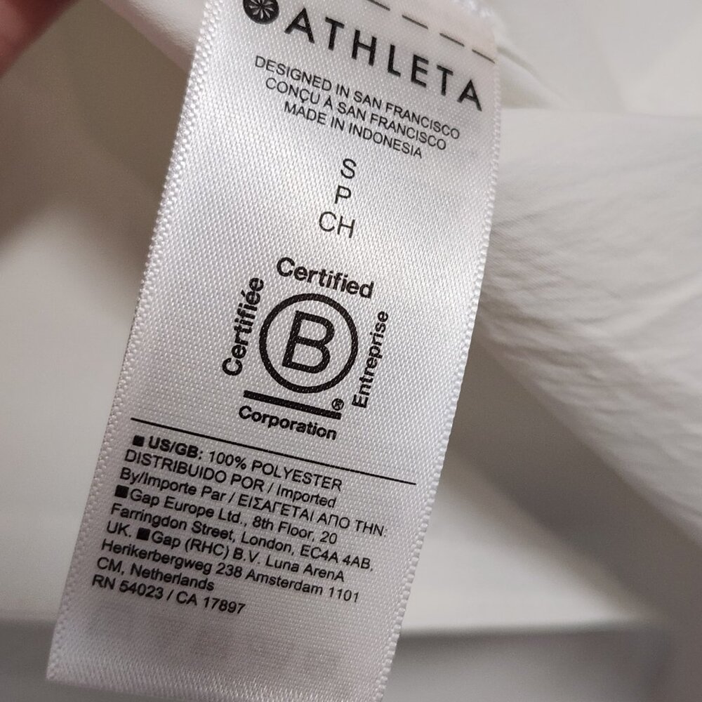 Athleta | White Button Down Oversized Relaxed Pop… - image 8